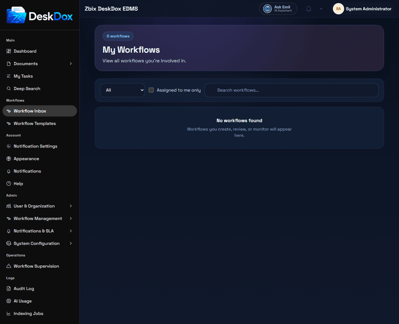 Workflow user overview