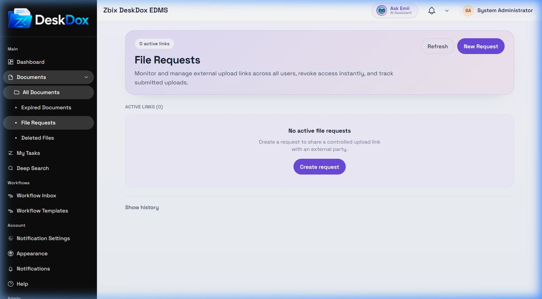 File Request Gov File Requests | DeskDox Knowledge Base