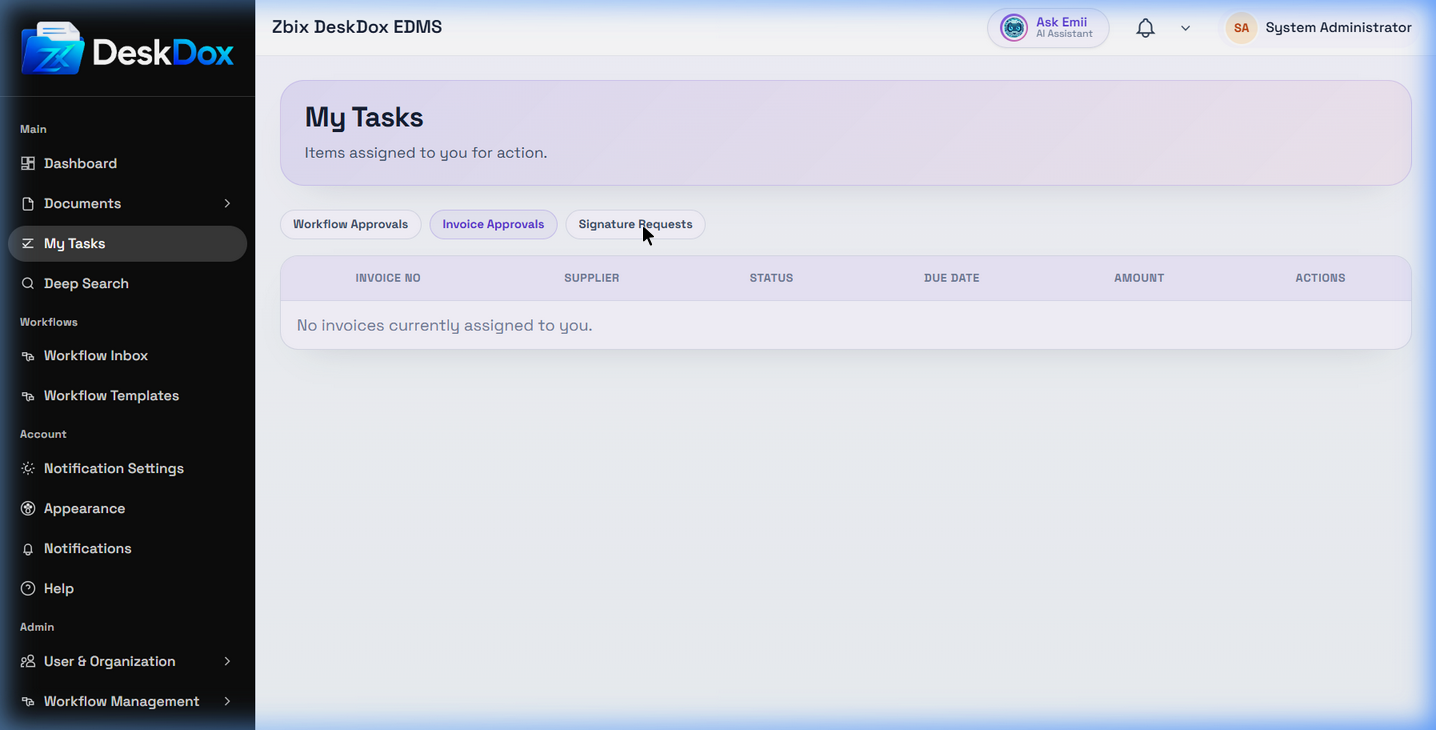 Signature Requests User Guide | DeskDox Knowledge Base